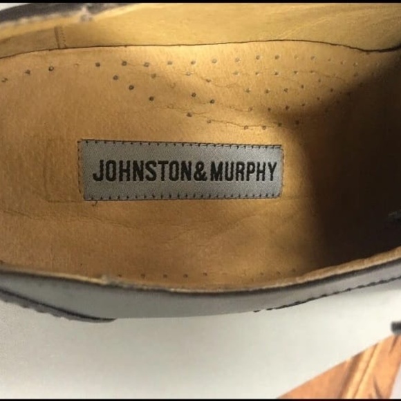 Johnson & murphy, man, men shoes formal, black, leather, size 11.! main image 5